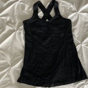 Lululemon tank with built in sport bra size 8